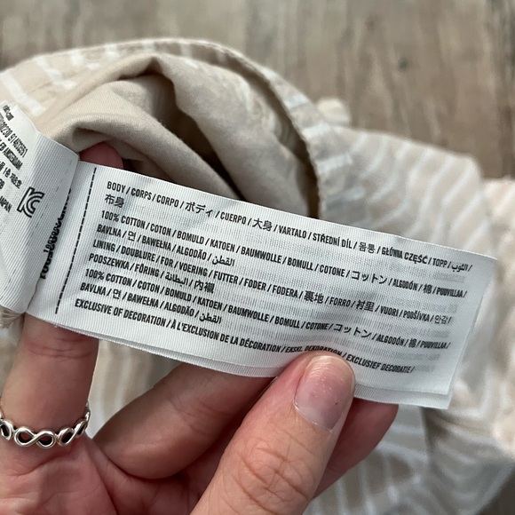 Abercrombie Striped Pull-On Shorts, size XL, like new! - Picture 4 of 4